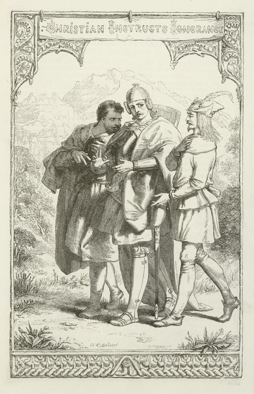 Ilustracja do "Wędrówki Pielgrzyma" Johna Bunyana autorstwa Henry Courtney Selous