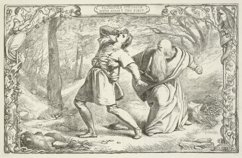 Ilustracja do Wędrówki Pielgrzyma autorstwa Johna Bunyan autorstwa Henry Courtney Selous