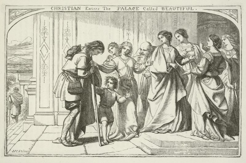 Ilustracja do Wędrówki Pielgrzyma autorstwa Johna Bunyan autorstwa Henry Courtney Selous