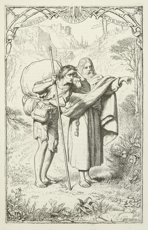 Ilustracja do Wędrówki Pielgrzyma autorstwa Johna Bunyan autorstwa Henry Courtney Selous