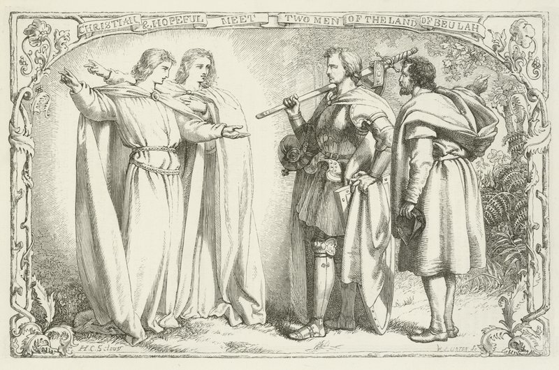 Ilustracja do Wędrówki Pielgrzyma autorstwa Johna Bunyan autorstwa Henry Courtney Selous