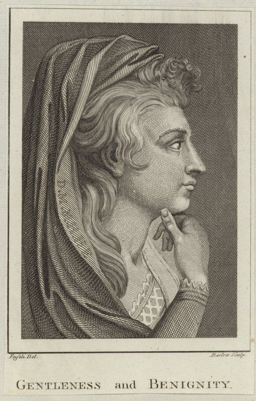 Łagodność i dobroć autorstwa Johann Heinrich Füssli