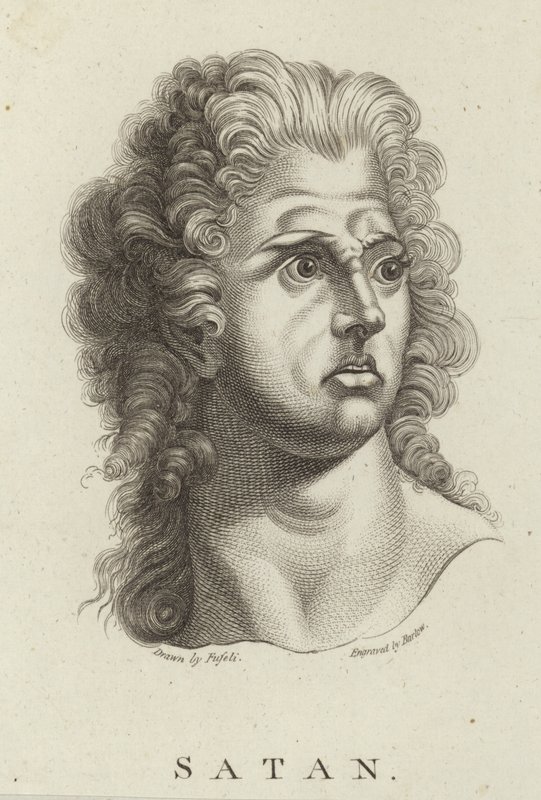 szatan autorstwa Johann Heinrich Füssli