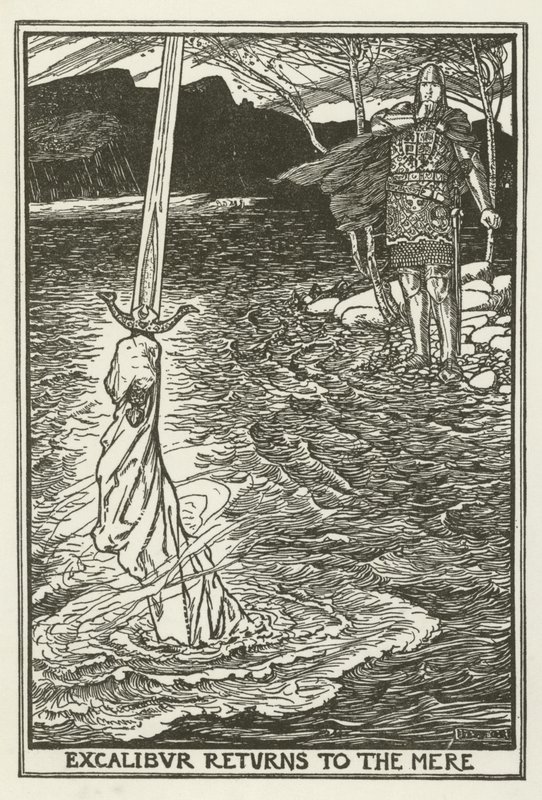 Excalibur powraca do Mere autorstwa Henry Justice Ford