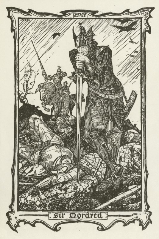 Sir Mordred autorstwa Henry Justice Ford