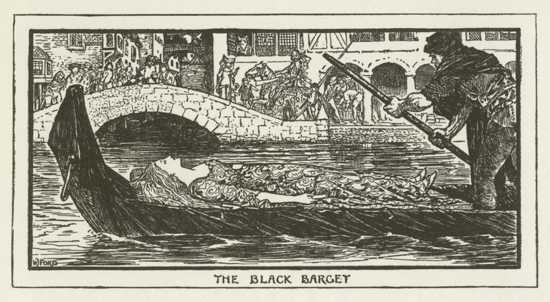 Czarna Barka autorstwa Henry Justice Ford