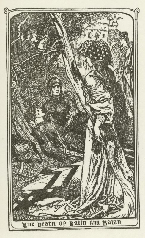 Śmierć Balina i Balana autorstwa Henry Justice Ford