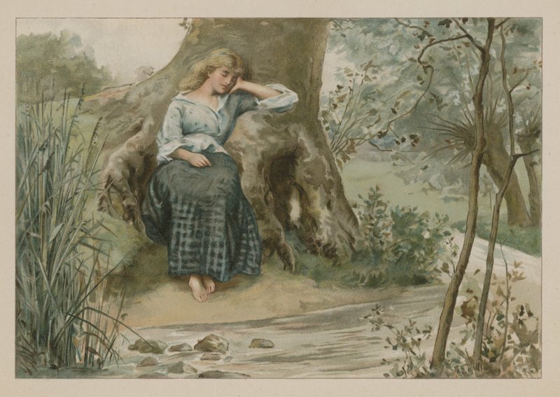 Afton Water (chromolitho) autorstwa Henry Marriott Paget