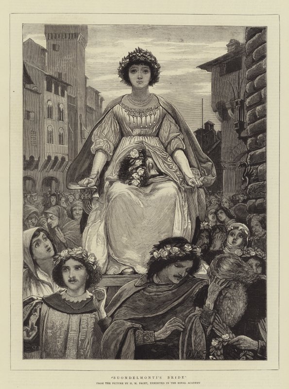 Narzeczona Buondelmontiego autorstwa Henry Marriott Paget