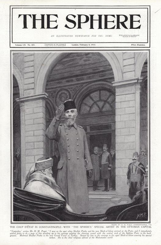 Zamach stanu w Konstantynopolu, Turcja, 1913 r. autorstwa Henry Marriott Paget