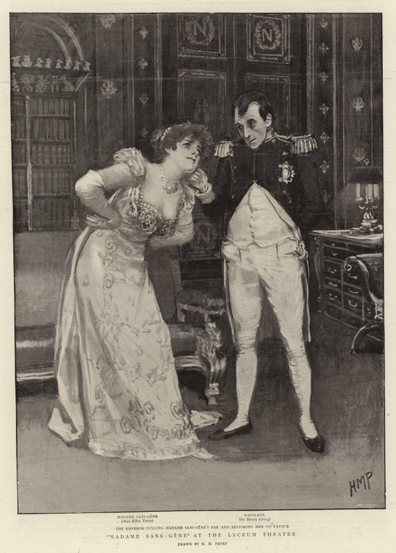 Madame Sans-Gene w Lyceum Theatre autorstwa Henry Marriott Paget