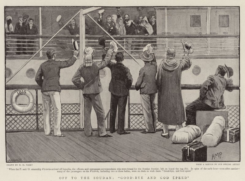 Na Sudan, Do widzenia i God Speed autorstwa Henry Marriott Paget