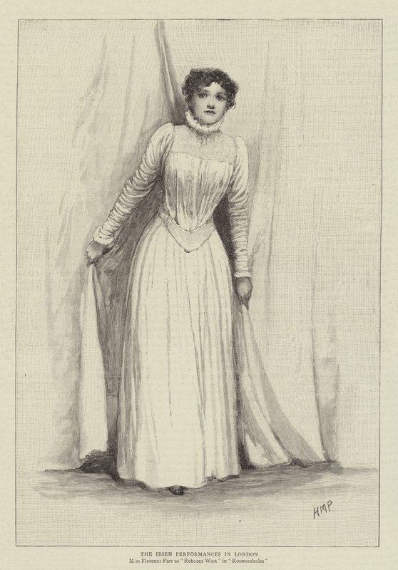 Występy Ibsena w Londynie autorstwa Henry Marriott Paget