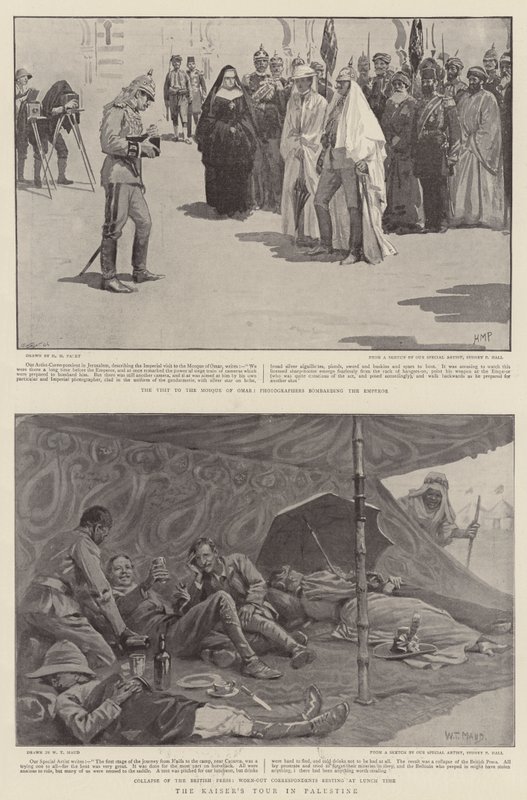 Wycieczka Kaisera w Palestynie autorstwa Henry Marriott Paget
