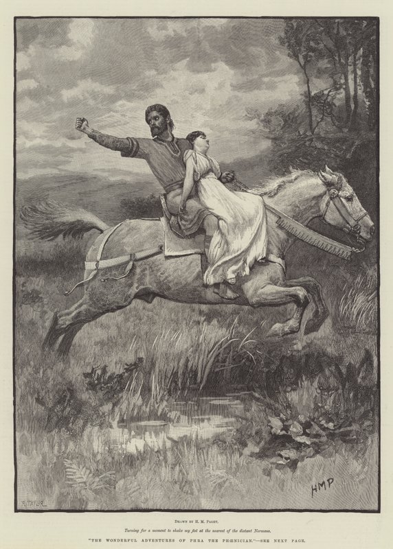 Wspaniałe przygody Fenicjanina Phra autorstwa Henry Marriott Paget