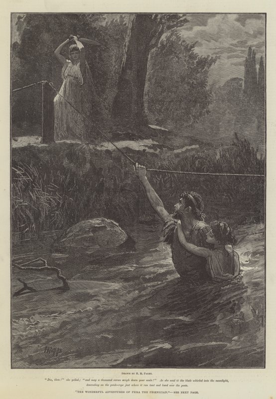 Wspaniałe przygody Fenicjanina Phra autorstwa Henry Marriott Paget