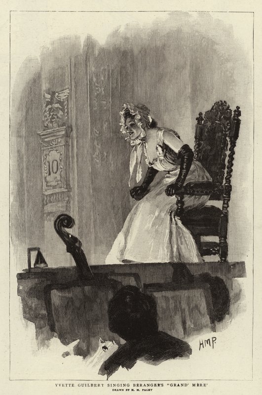 Yvette Guilbert śpiewa Beranger