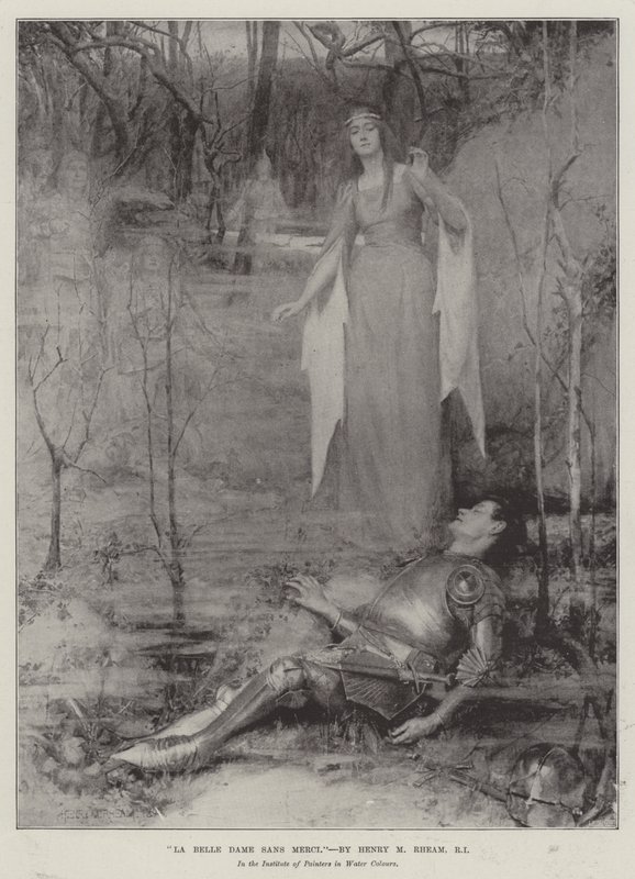 La Belle Dame sans Merci autorstwa Henry Meynell Rheam