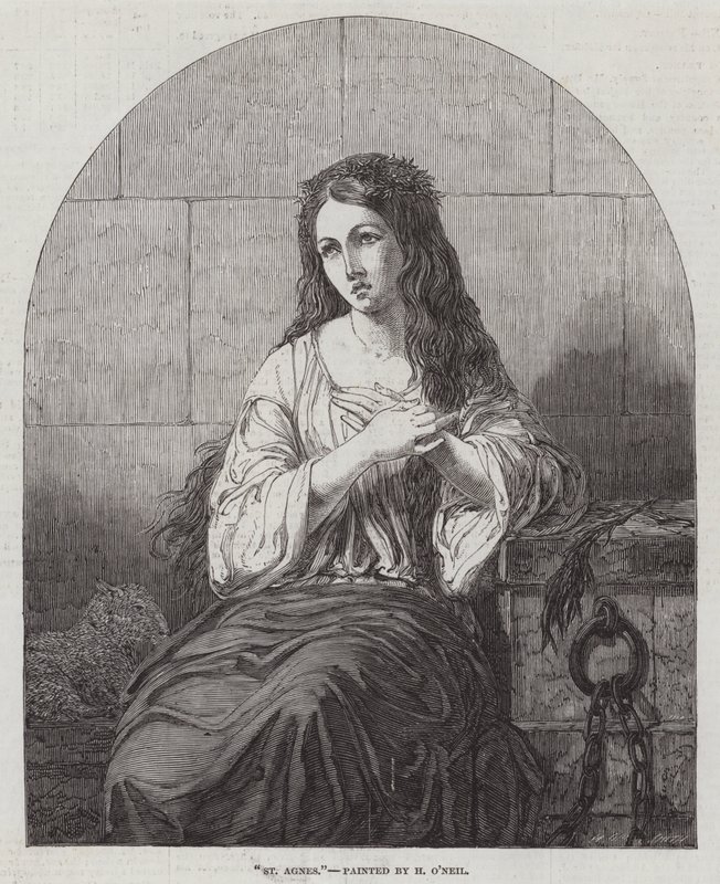 Św. Agnieszka autorstwa Henry O