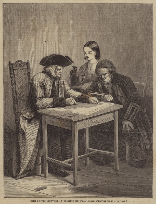 Zjednoczona Służba, Rada Wojenna autorstwa Henry Parsons Riviere