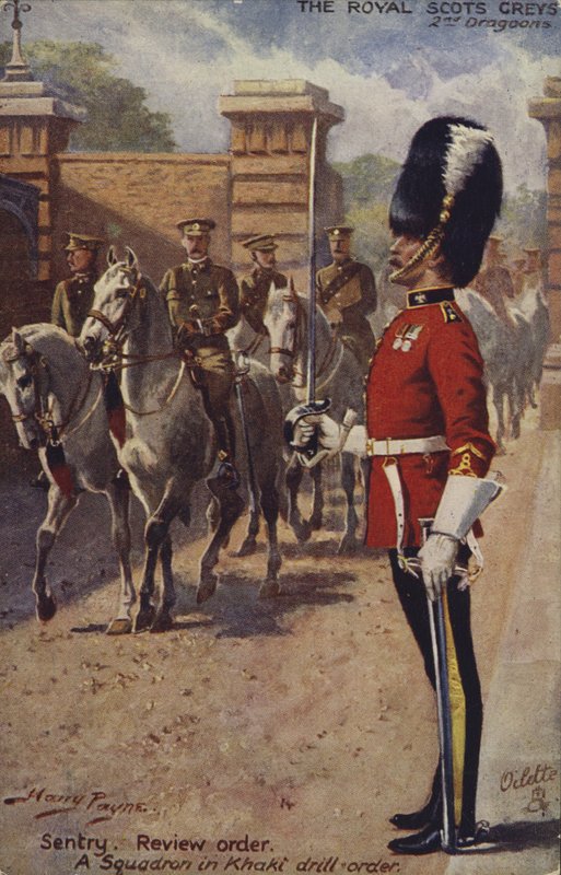 Królewscy Szkoci Grays autorstwa Henry Payne