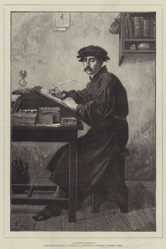 Zbiegła myśl autorstwa Henry Stacey Marks