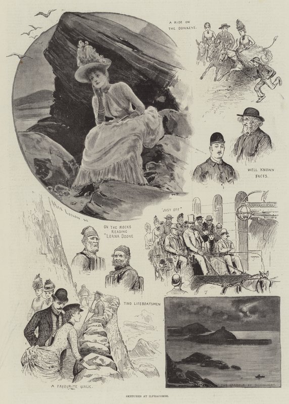 Szkice w Ilfracombe autorstwa Henry Stephen Ludlow