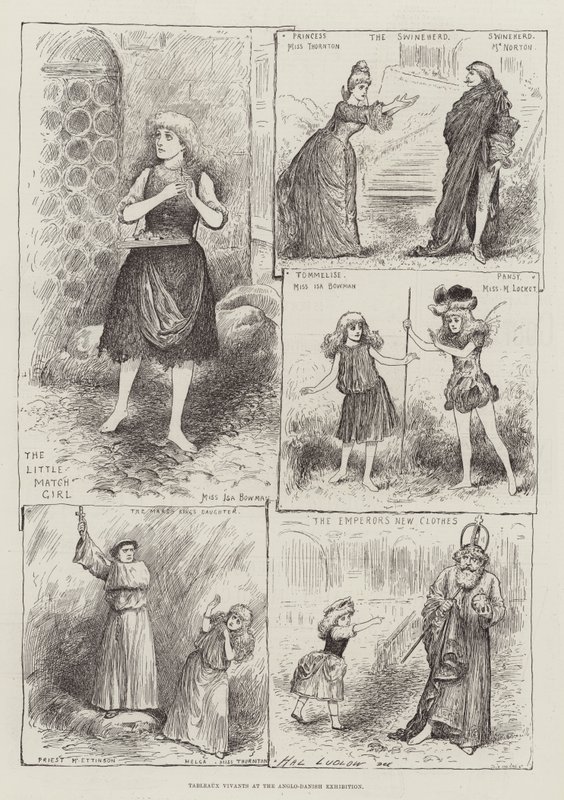 Tableaux Vivants na Wystawie Angielsko-Duńskiej autorstwa Henry Stephen Ludlow
