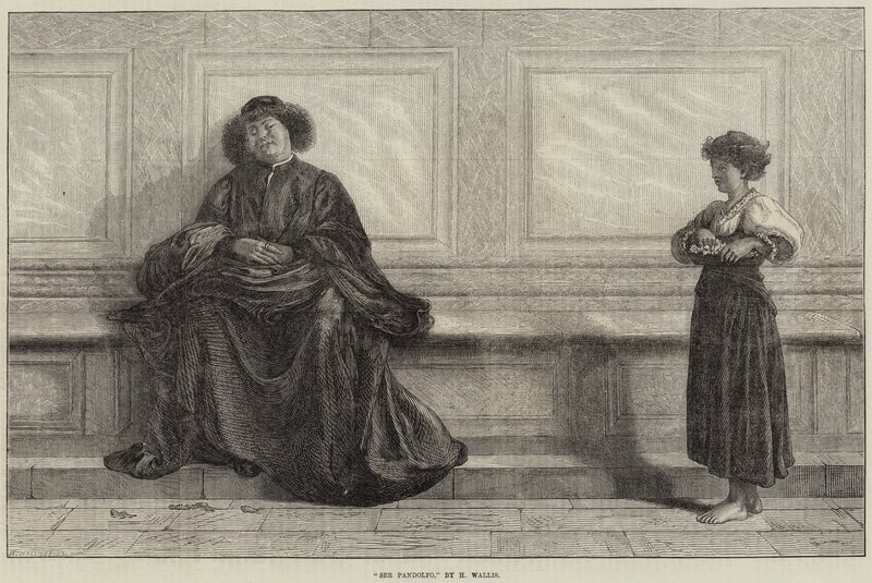 Ser Pandolfo autorstwa Henry Wallis