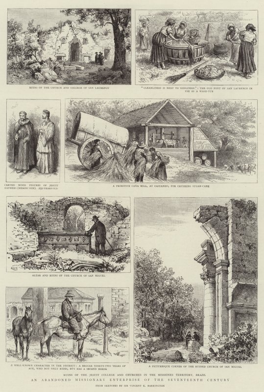 Opuszczone przedsiębiorstwo misyjne z XVII wieku autorstwa Henry William Brewer