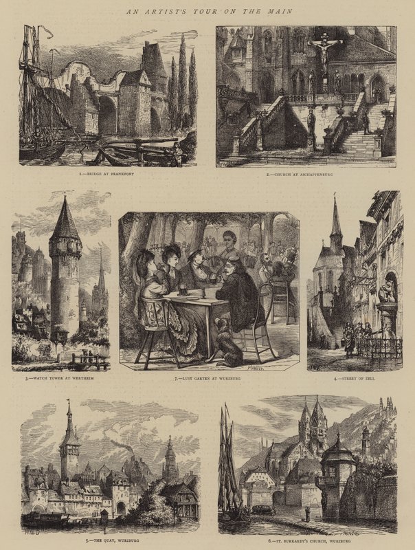Wycieczka artysty po Main autorstwa Henry William Brewer