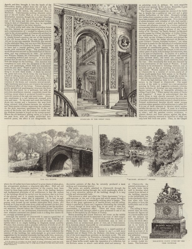 Chatsworth autorstwa Henry William Brewer