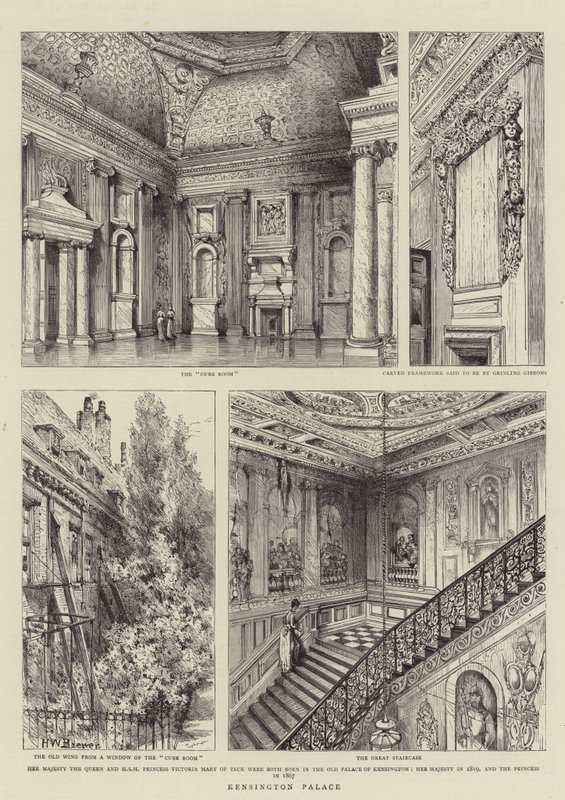 Pałac Kensington autorstwa Henry William Brewer