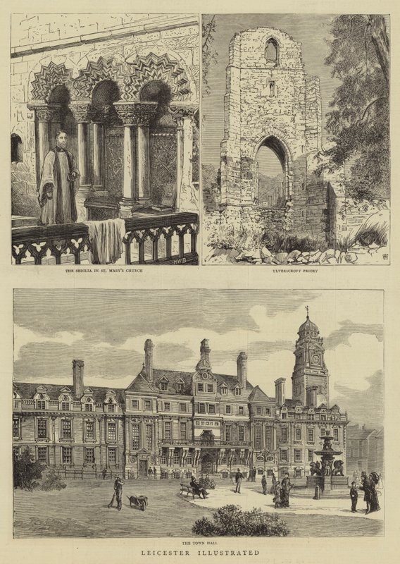 Leicester Ilustrowane autorstwa Henry William Brewer