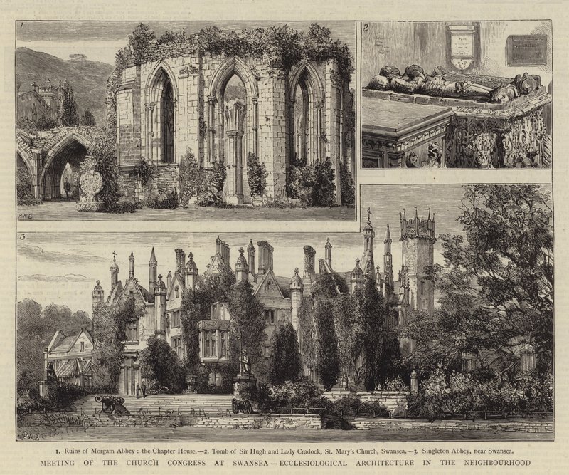 Spotkanie Kongresu Kościelnego w Swansea, Architektura eklezjologiczna w sąsiedztwie autorstwa Henry William Brewer