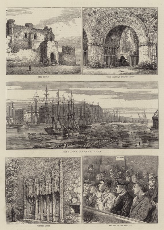 Szkice w Barrow-in-Furness autorstwa Henry William Brewer