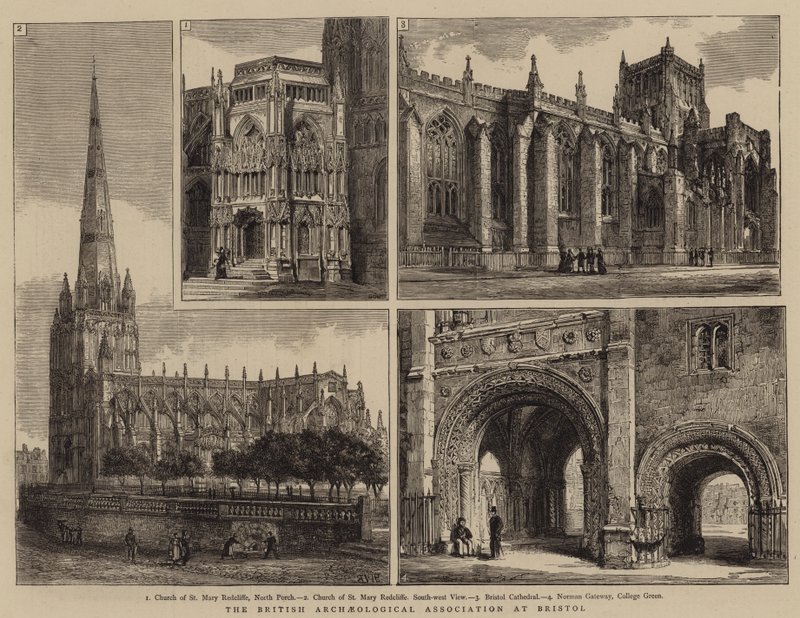 Brytyjskie Stowarzyszenie Archeologiczne w Bristolu autorstwa Henry William Brewer