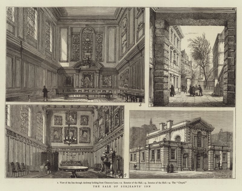 Wyprzedaż Karczmy Serjeantów autorstwa Henry William Brewer