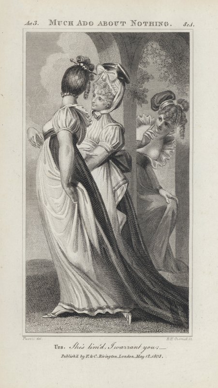 Ilustracja do Dużo hałasu o nic Szekspira (rycina) autorstwa Henry  Fuseli