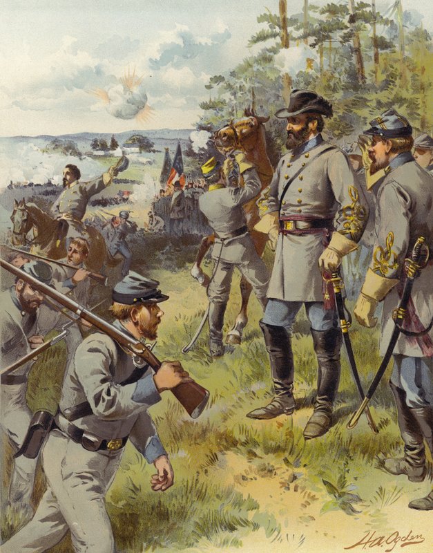 Stonewall Jackson, Bull Run autorstwa Henry Alexander (after) Ogden