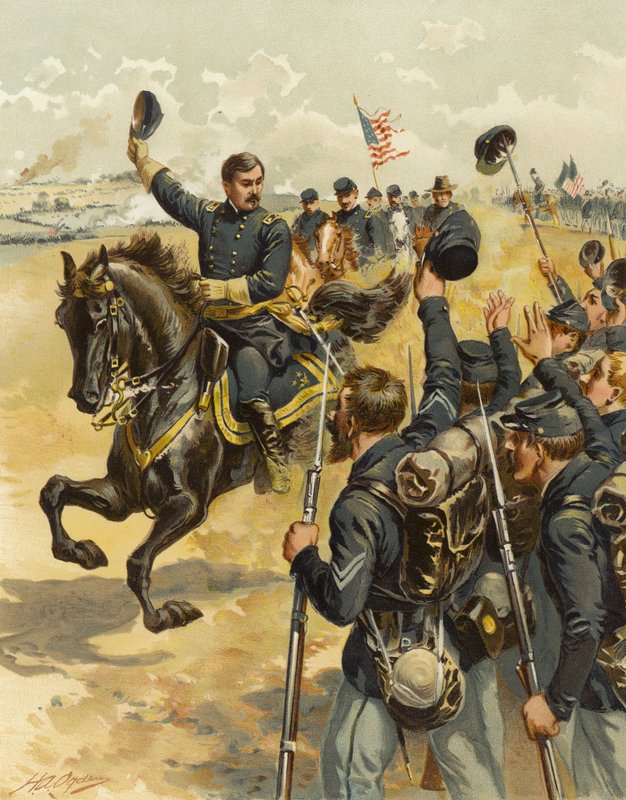 McClellan w Antietam, 17 września 1862 autorstwa Henry Alexander Ogden
