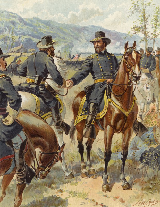 Thomas w Chickamauga, 20 września 1863 r. autorstwa Henry Alexander Ogden