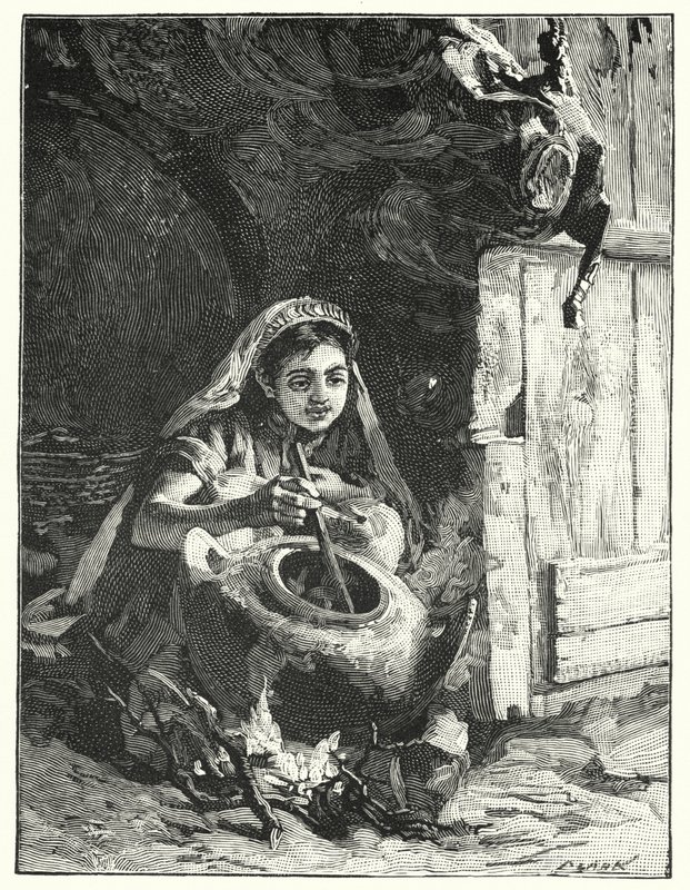 Kipiący garnek lub chaldron (lito) autorstwa Henry Andrew Harper