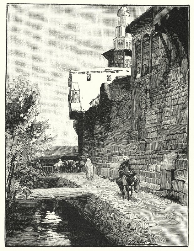 Mur miejski Damaszku (lito) autorstwa Henry Andrew Harper