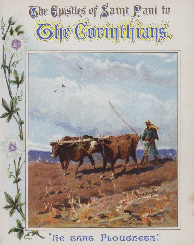 Ten, który orka (chromolitho) autorstwa Henry Andrew Harper