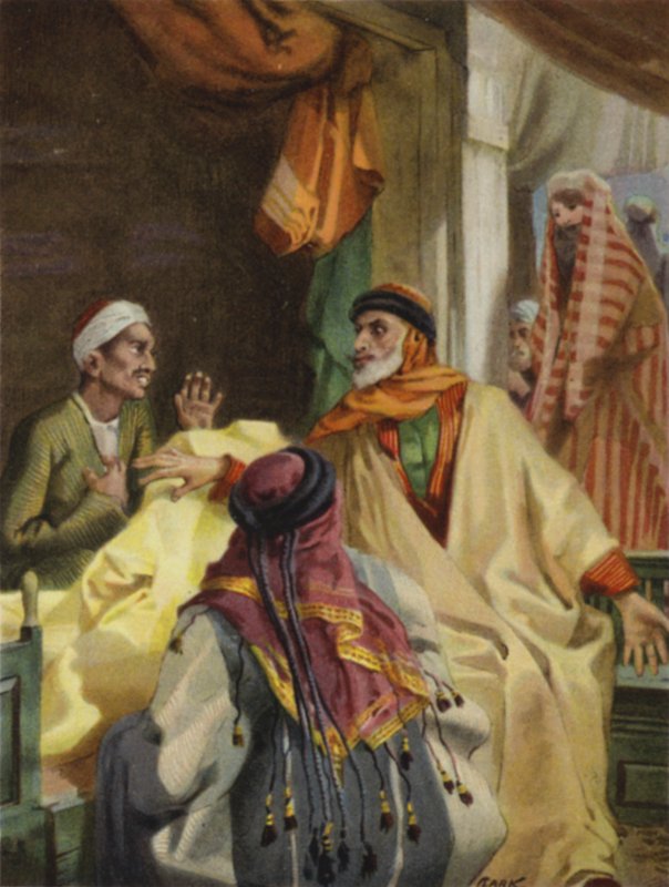 Na bazarach w Damaszku (kolor lito) autorstwa Henry Andrew Harper