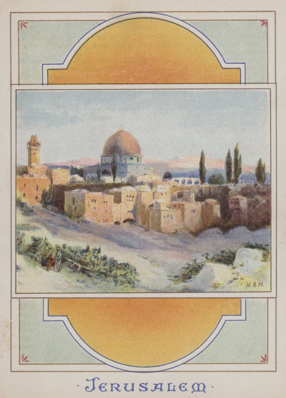 Jerozolima (chromolitho) autorstwa Henry Andrew Harper