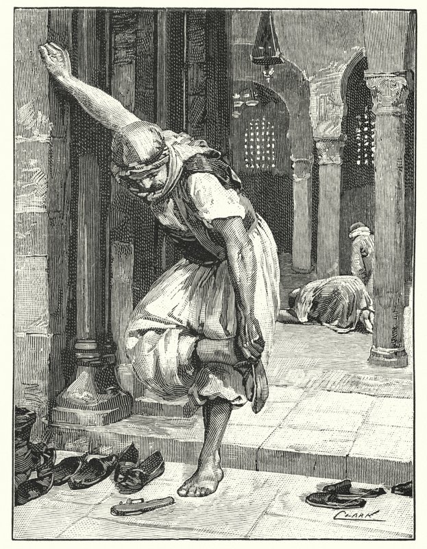 Zdejmowanie butów, zwyczaj wschodni (lito) autorstwa Henry Andrew Harper