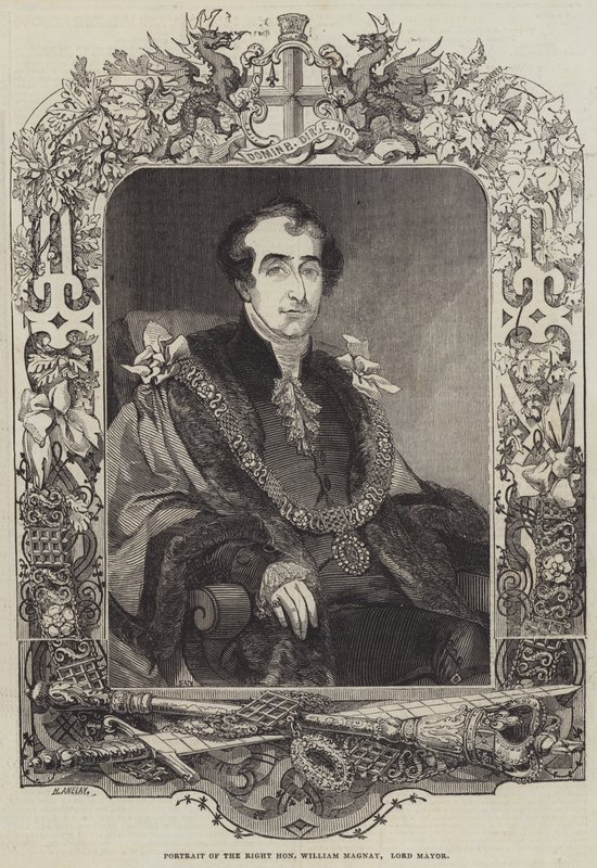 Portret szanownego Williama Magnay, Lorda Burmistrza autorstwa Henry Anelay