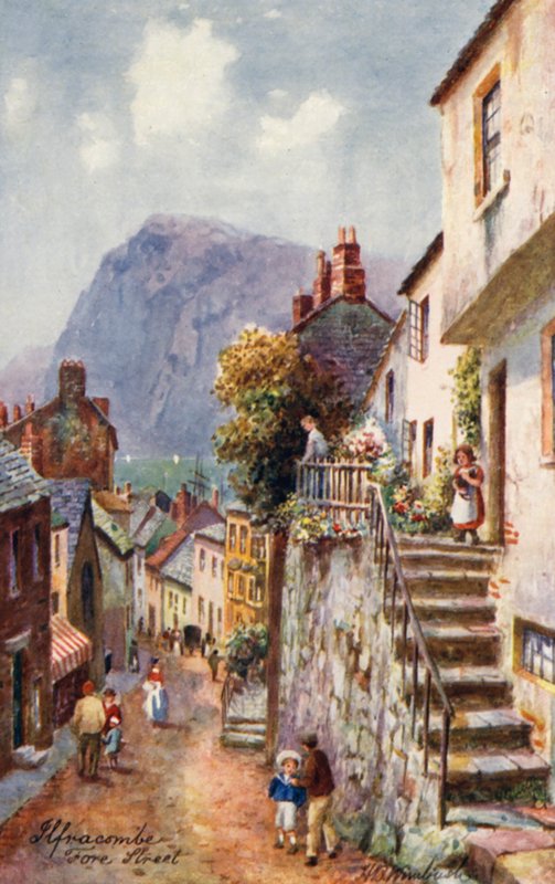 Fore Street, Ilfracombe (druk kolorowy) autorstwa Henry B. (after) Wimbush